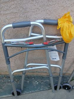 Drive Medical Folding Walker with Wheels