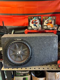 Kicker COMP RT 12 inch subwoofer with box