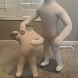 2 Infant And 3 Toddler Mannequins 