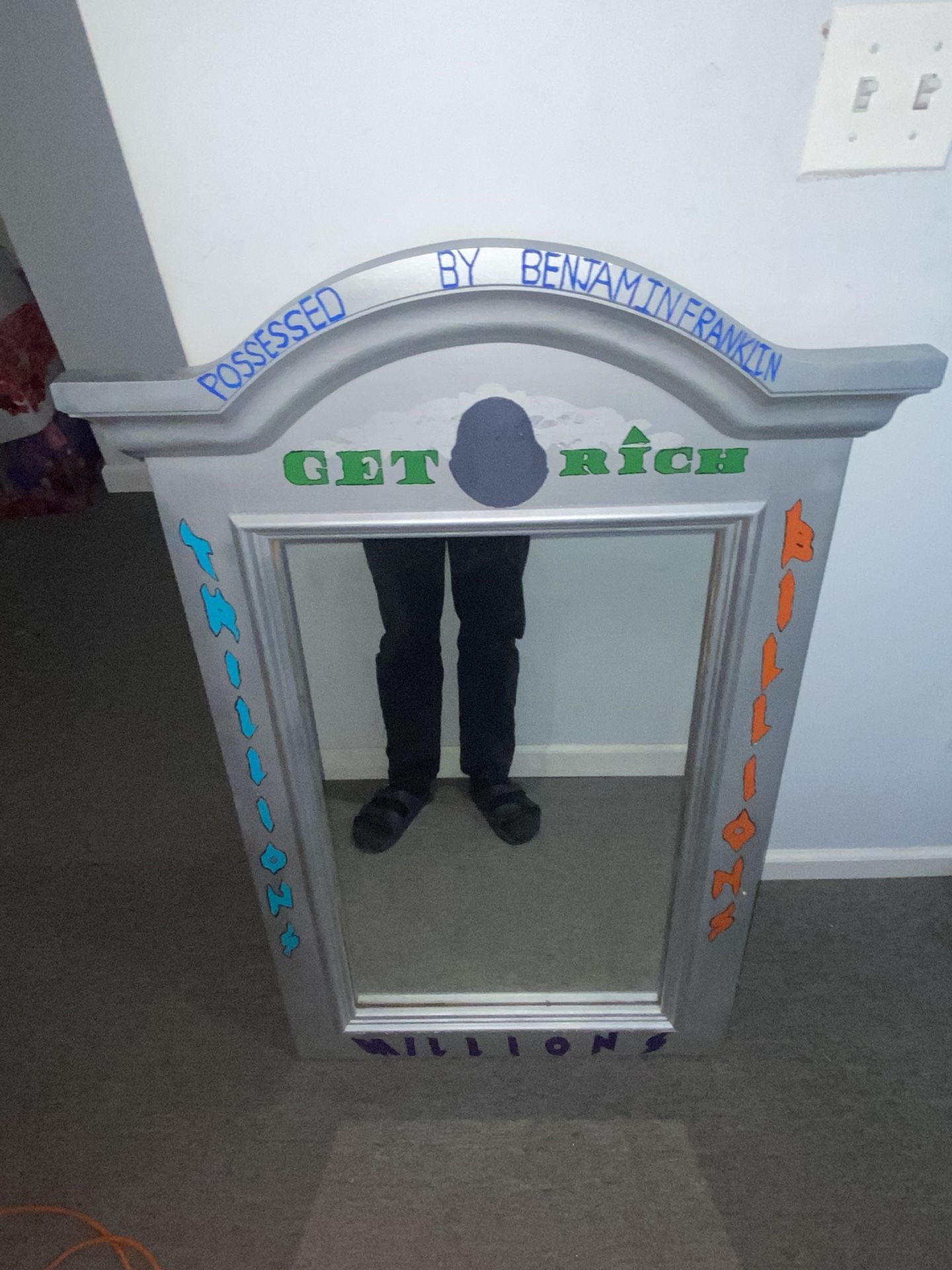 CUSTOM GET RICH MIRROR
