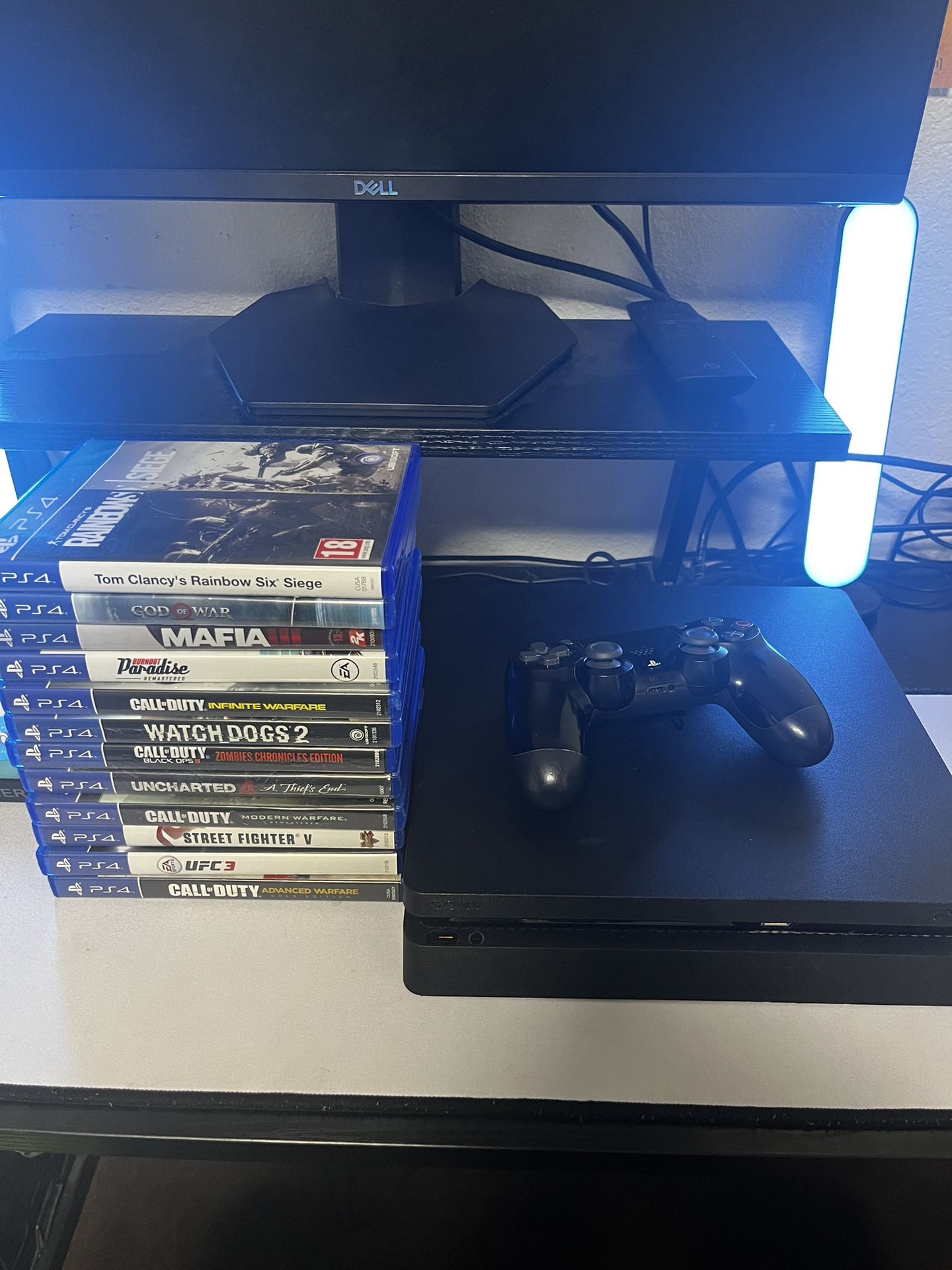 Ps4 Slim with Games