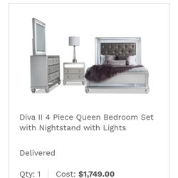 3 piece Diva II Bedroom set