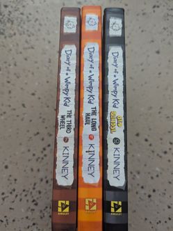 Diary of a wimpy kid books 7 ,9 &10 👍