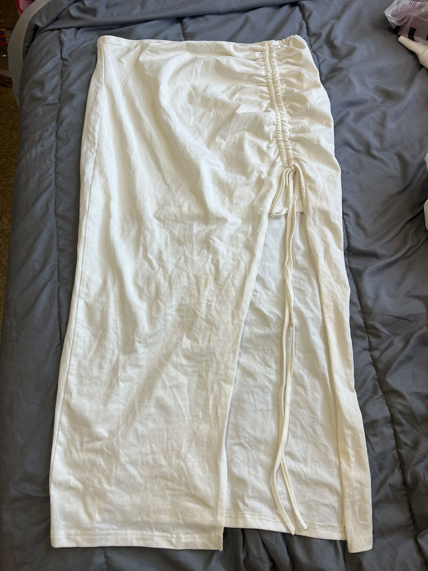 SHEIN long white skirt