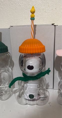 Starbucks x Peanuts Snoopy Cup with Straw