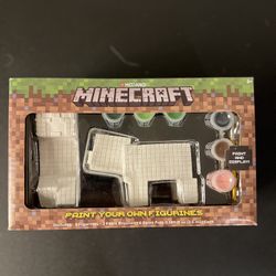 Minecraft Paint Your Own Game Figurines Arts and Crafts Set By Mojang New