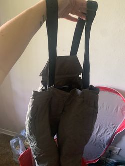 Women’s snow pants bib size small