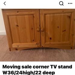 Corner Printer Stand/ Cabinet or TV Stand 