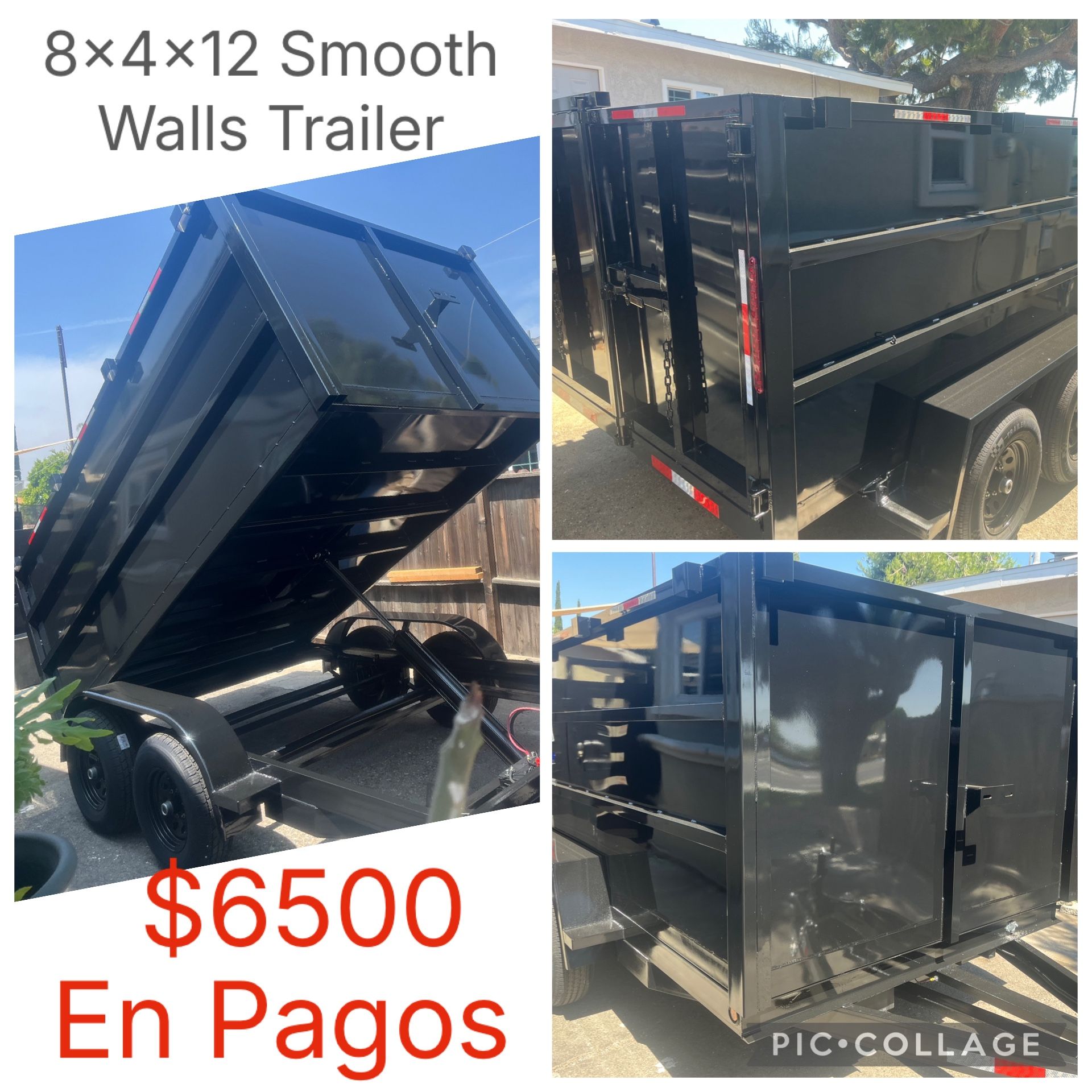 New 8x4x12 Hydraulic Dump Trailer 2026