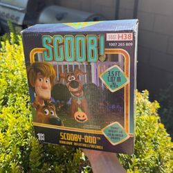 3.5 ' LED Scooby Doo Pumpkin Halloween Fall Airblown Inflatable New In Box