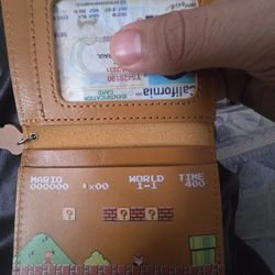 Universal Studios Japan Exlusive Mario Wallet