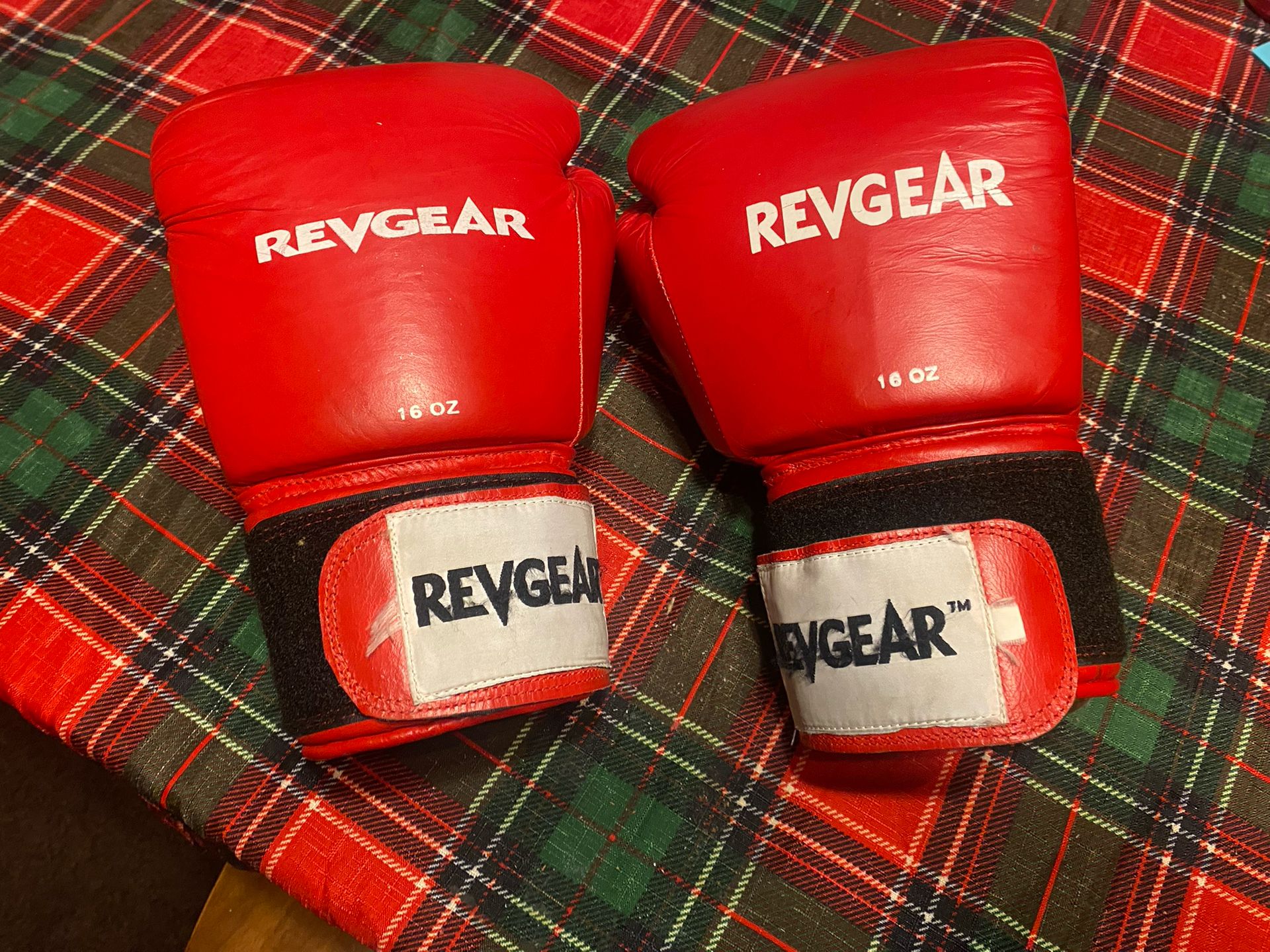 Boxing Gloves Adult Leather Revgear
