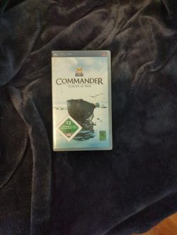 Rare PSP Game Commander Europe At War