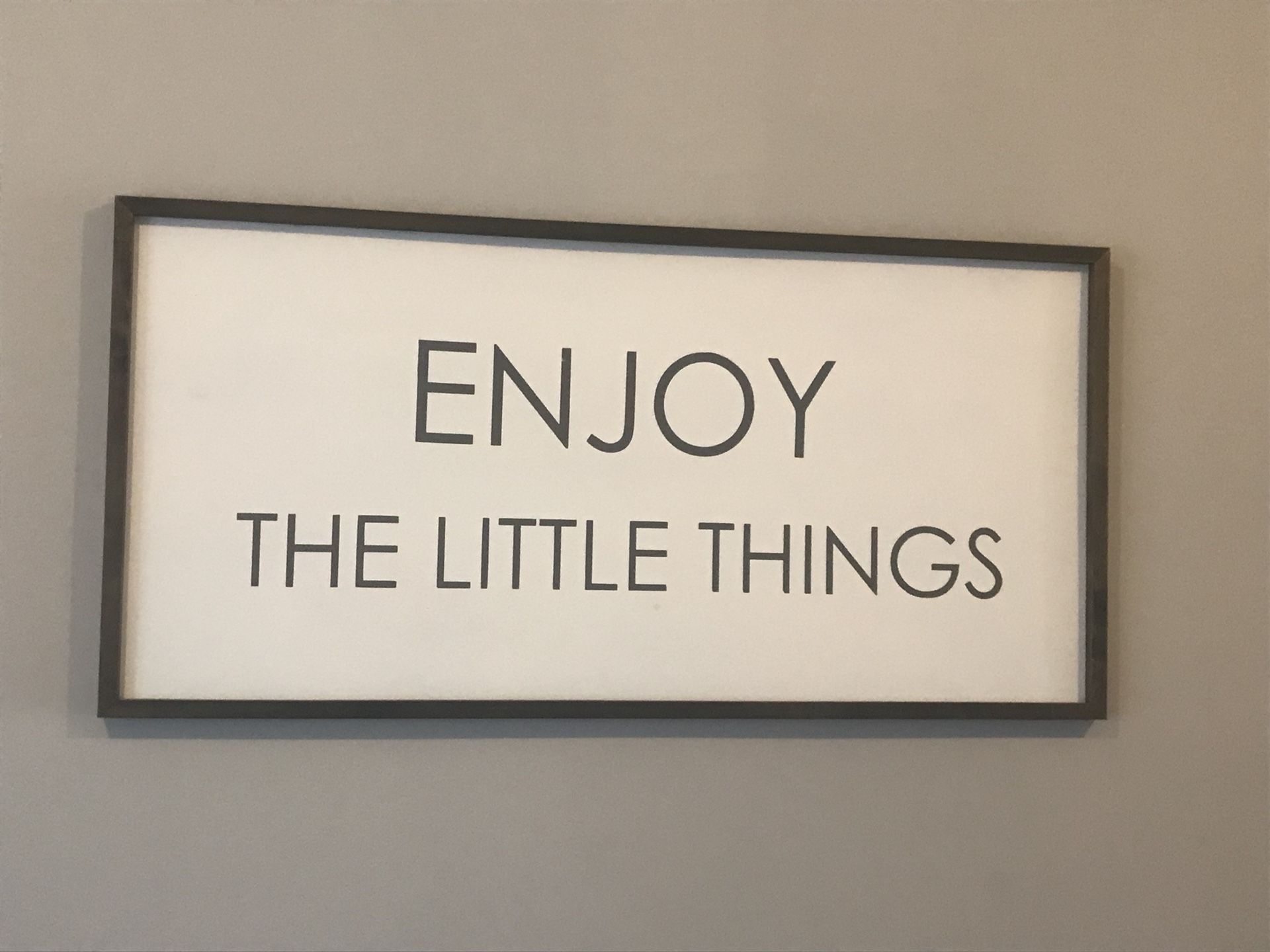 Enjoy the little things large picture