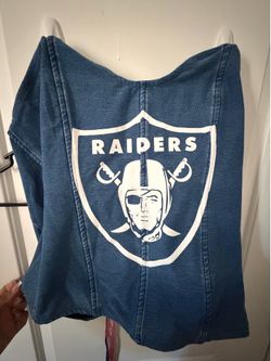 Raiders denim corset  new 2XL