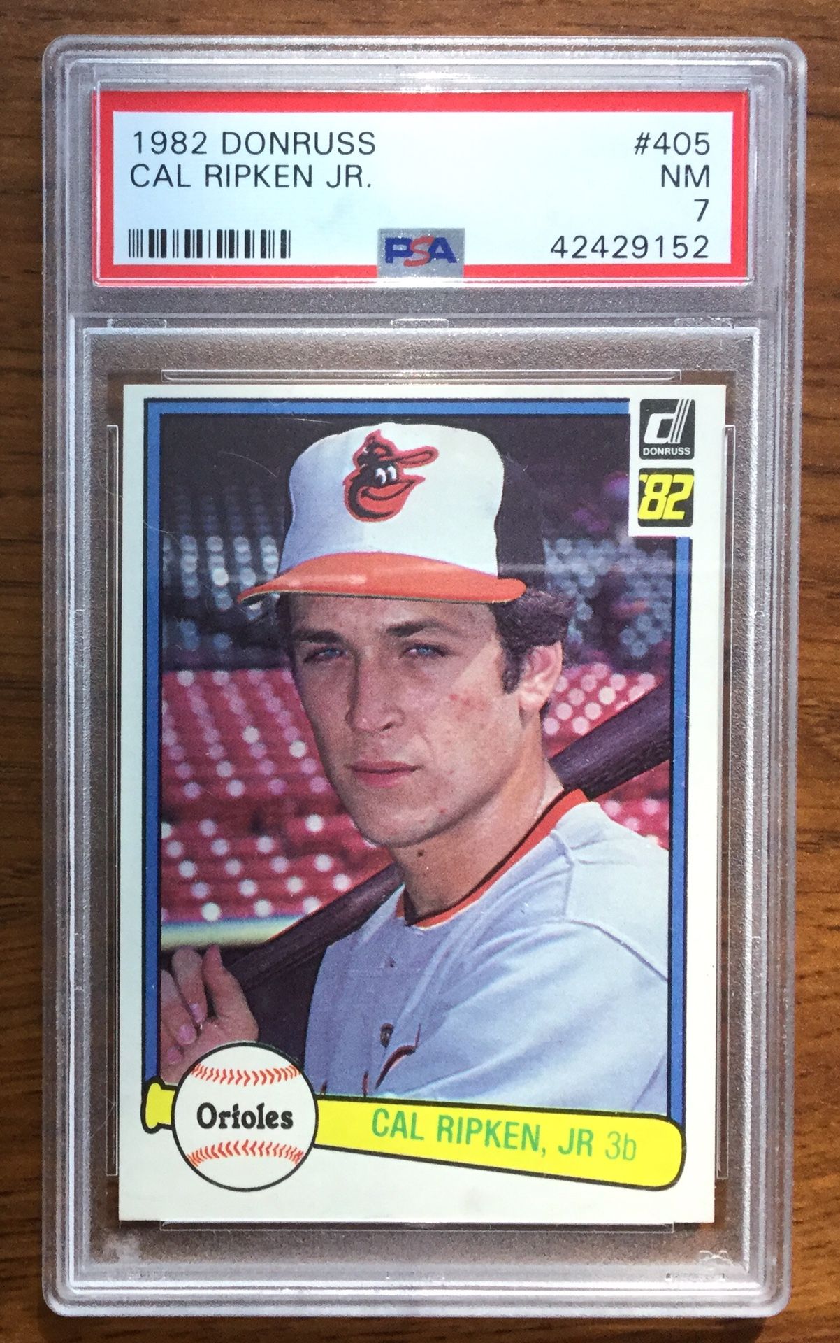 1982 Donruss Baseball Rookie Card - Cal Ripken - Baltimore Orioles