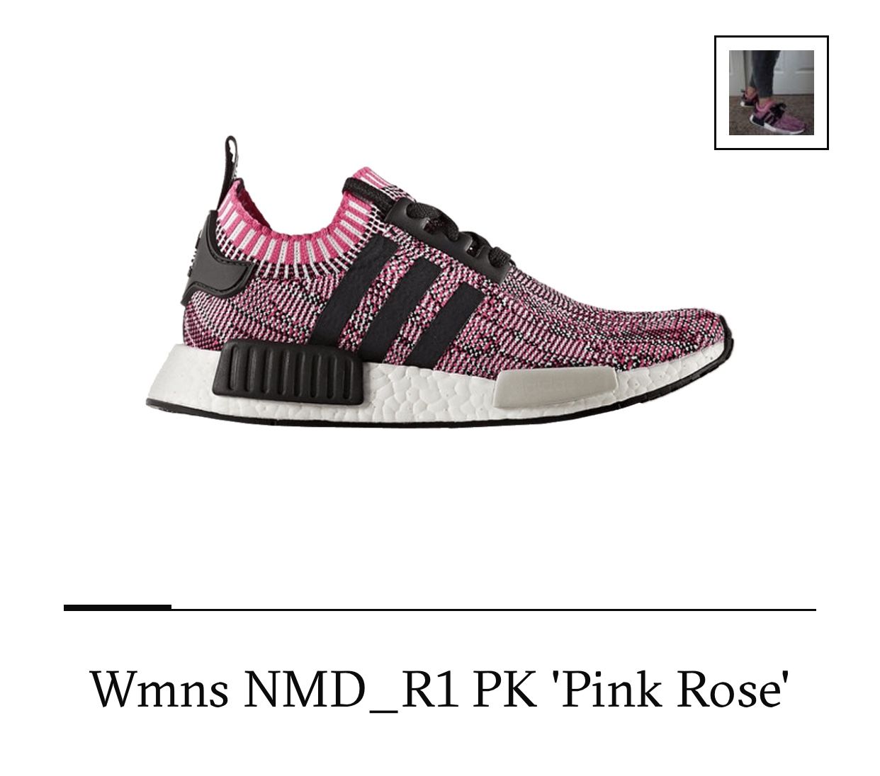 adidas nmd r1 pk pink rose