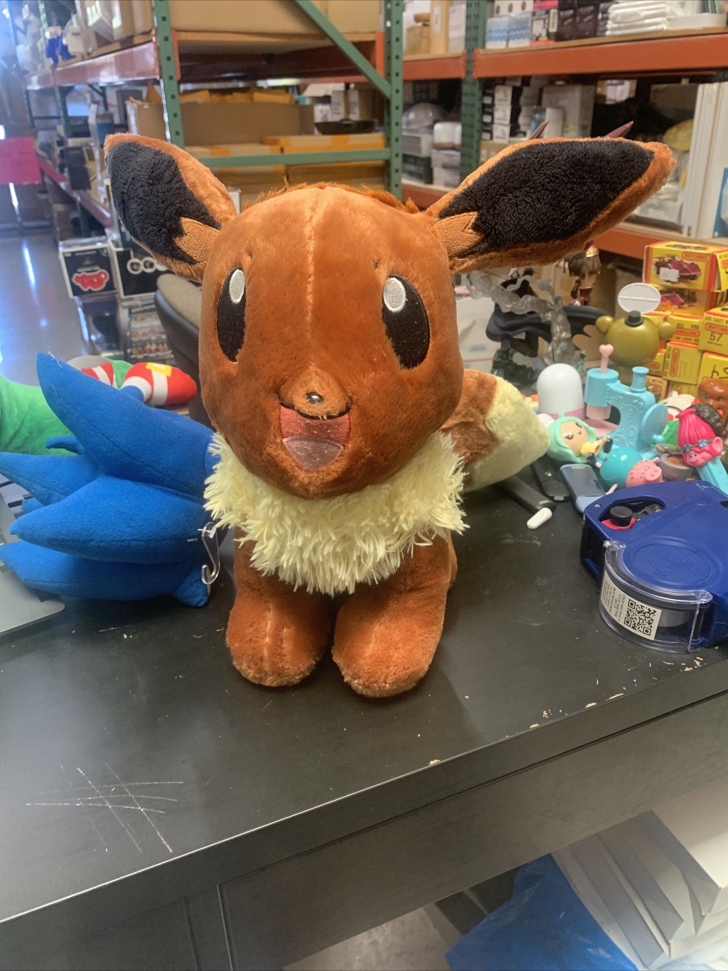 Build A Bear Eevee Pokemon Plush BAB Stuffed Animal Nintendo 16"