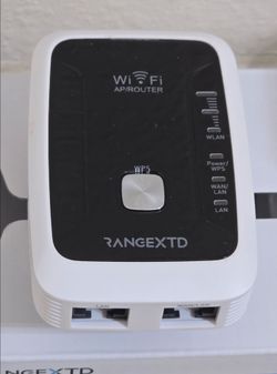 RANGEXTD WiFi Range Extender Only Ethernet Port WiFi Signal Booster 802.11n 2.4G