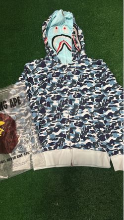 Light Blue Bape Zipup