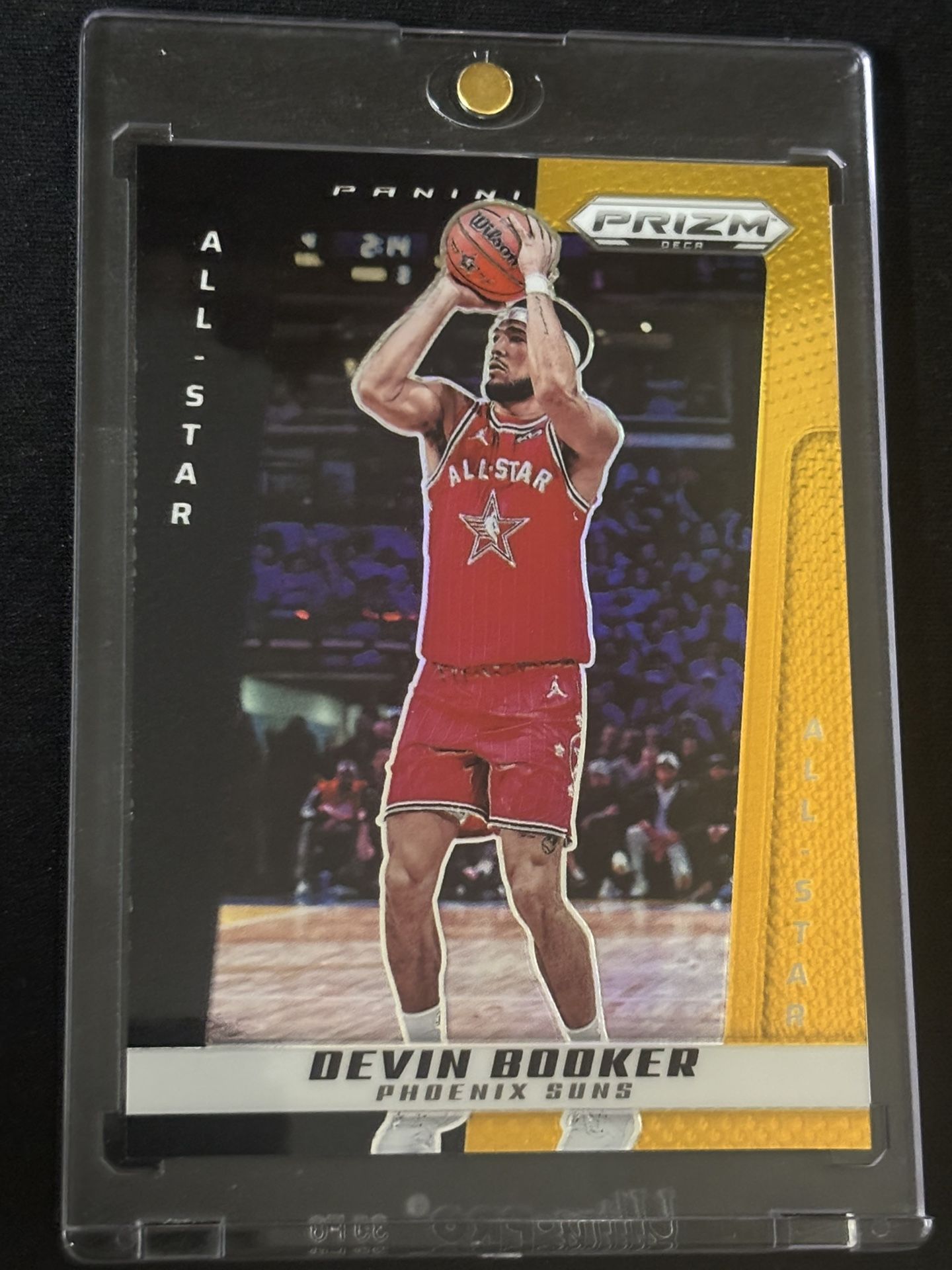 2024-25 DECA Prizm Devin Booker Black Gold 5/5 BOOKEND!