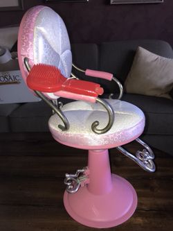 Hair dressers chair for American Girl Style dolls