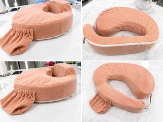 My Brest Friend Nursing Pillow - Deluxe - Enhanced Comfort w/ Slipcover - Ergonomic Breastfeeding Pillow For Ultimate Support For Mom & Baby - Adjusta