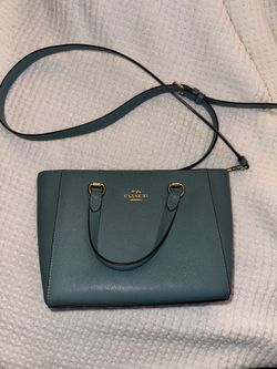 Teal Authentic Coach Crossbody Purse
