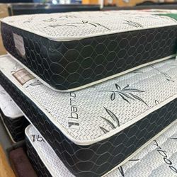 New Mattress Black Bamboo All Size