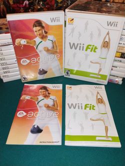 Nintendo Wii Games "Active Personal Trainer -2009""Wii Fit -2008"