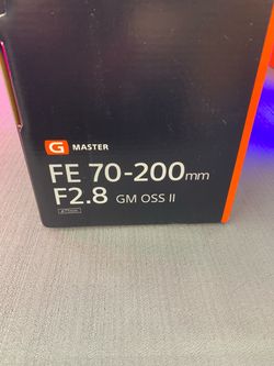 Sony Lens 70-200mm G-Masters F2.8 II Brand New
