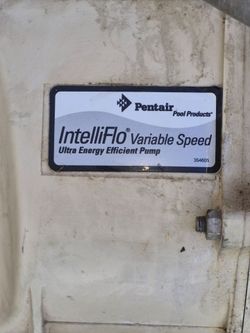 Pentair Intelliflo 3 hp pool pump 011530