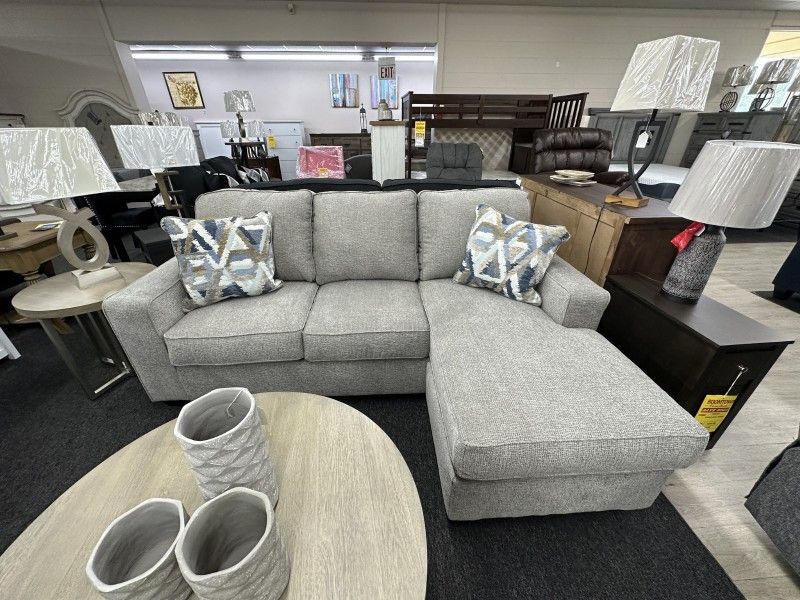 Greaves Stone Sofa Chaise 💐 Delivery Available ▪️# Sofa # Loveseat # Couch # Living Room Set Options Available