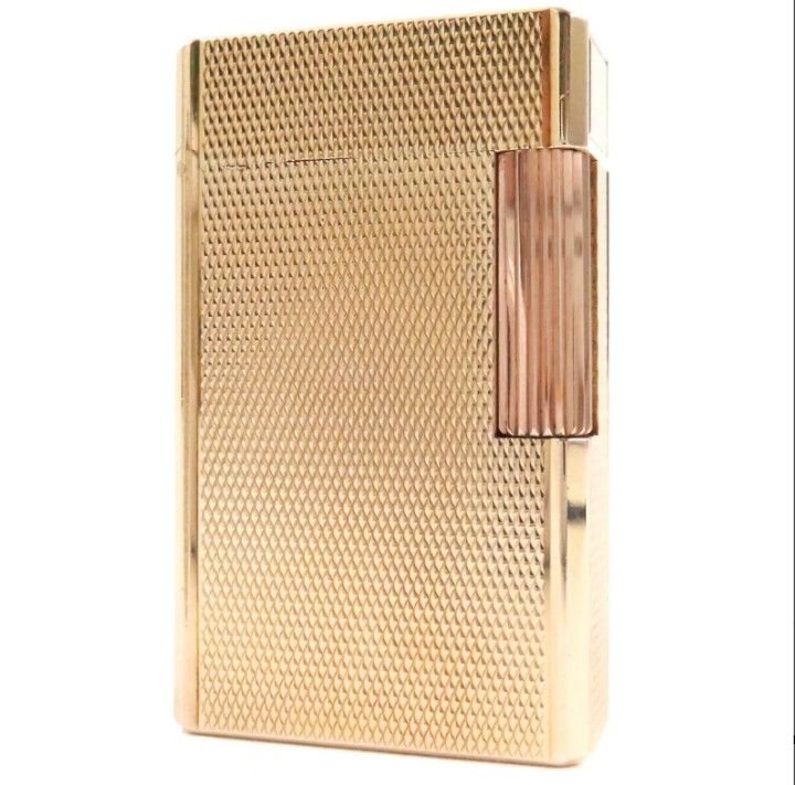 Vintage French ST DuPont Ligne 1 Gold Lighter