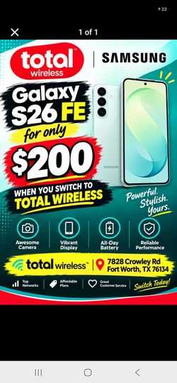 HOTTEST DEAL S26FE