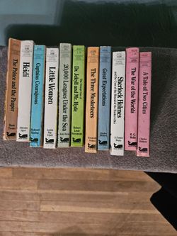 Set of 11 Condensed Paperback Classic Books