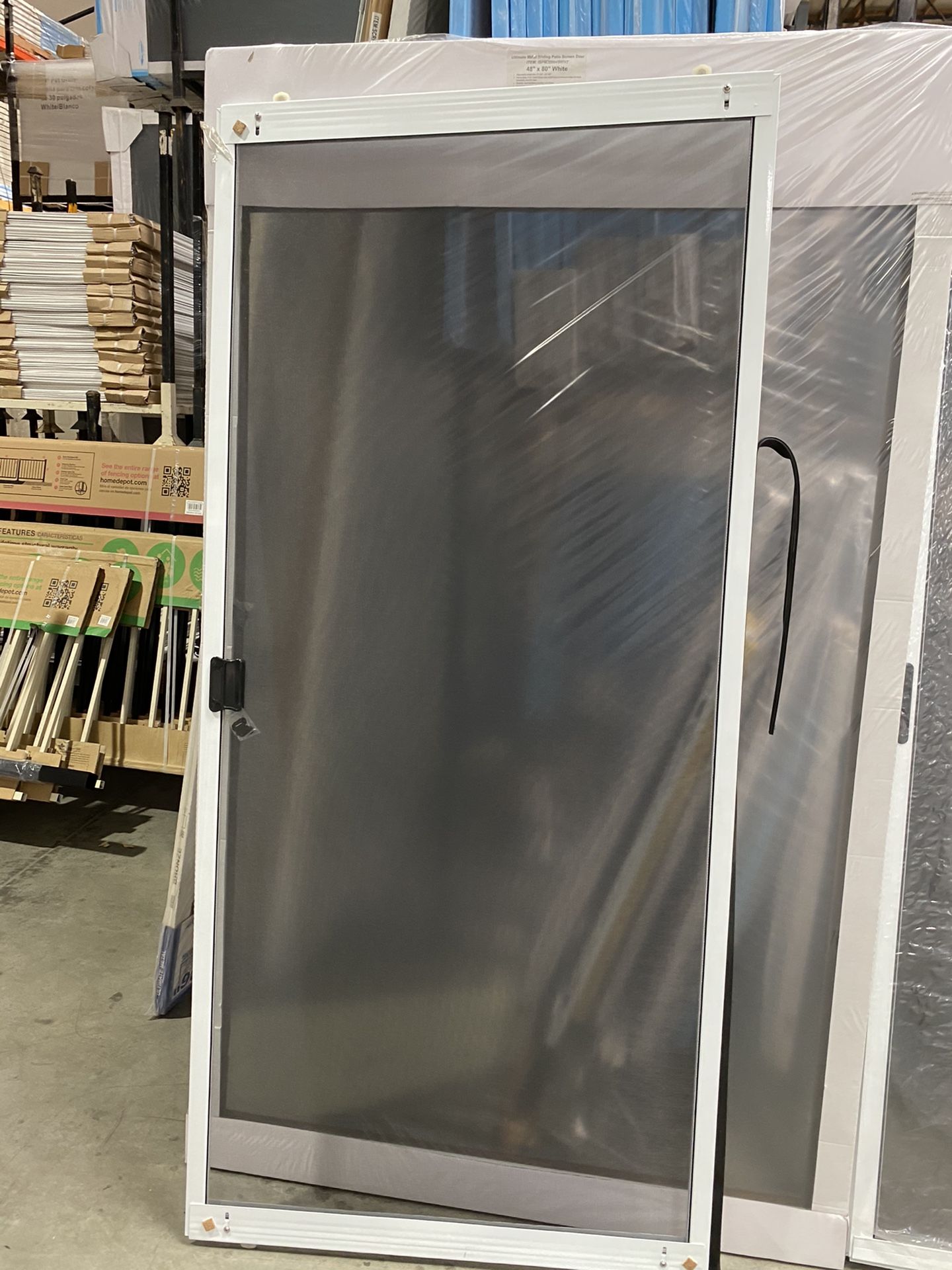 Sliding patio screen door