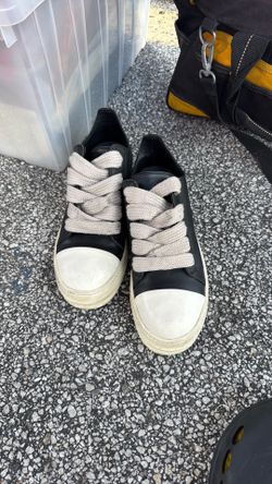 Rick owen’s jumbo lace lows used (give best offer)