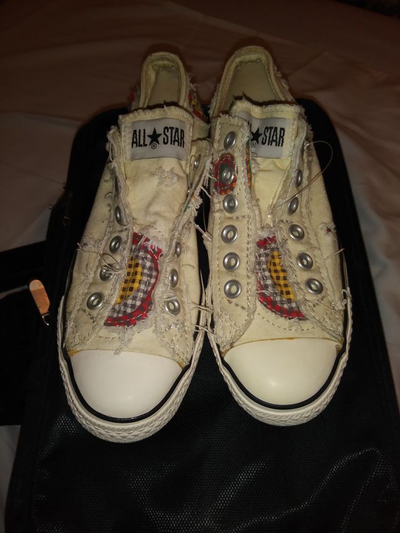 Converse All Star Distresses Ladies Size 5