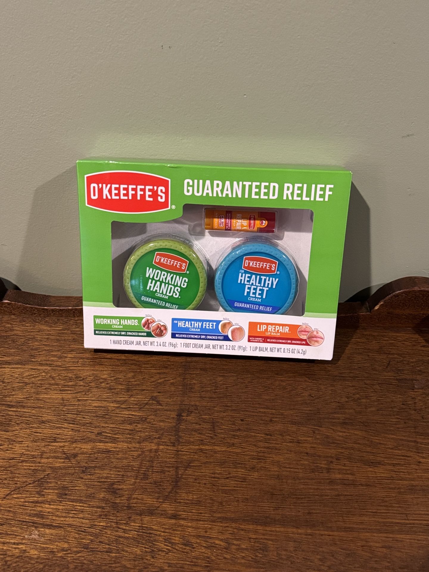 O’keeffe’s Working Hands Lotion Cream Kit