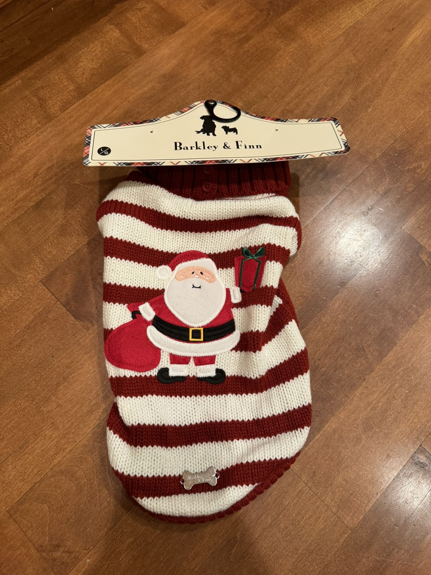 New Barkley And Finn Christmas Dog Sweater