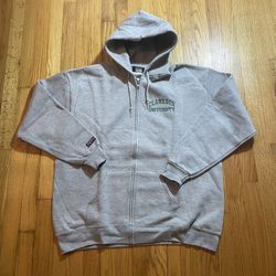 Vintage CLARKSON UNIVERSITY NEW YORK FULL ZIP HOODED SWEATSHIRT HOODIE SIZE XL