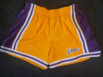 Mitchell and Ness Women's Laker Shorts Sz L