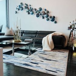 Modani Bergamo Left Sectional Sofa Grey