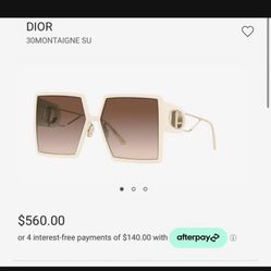 Authentic Dior & Gucci Sunglasses 