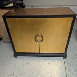 Black + Gold Cabinet/Credenza