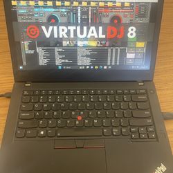 Laptop Lenovo i core 5.  240 ssd GB Batería no Agarra carga pero conectada no hay problema  rapida trae miles de canciones y programas ✅VIRTUAL DJ 8 ✅