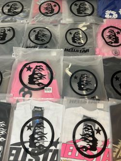 Hellstar Shorts & Shirts, EE SHORTS, Godspeed T-shirts & Denim Tear shorts