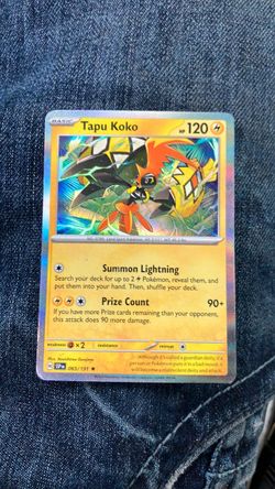 Tapu Koko Holo Rare Pokémon Card 065/191