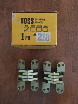 Soss hidden hinges #218